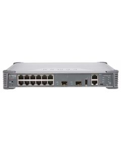 EX 2300-C Compact Fanless 12-port 10/100/1000BASE-T PoE+ Ethernet Switch with 2 x 1/10GbE SFP/SFP+ uplink ports 